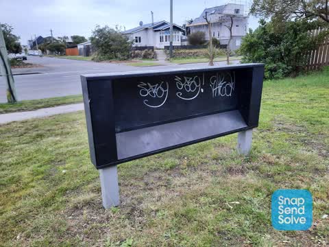 Graffiti, a report photo