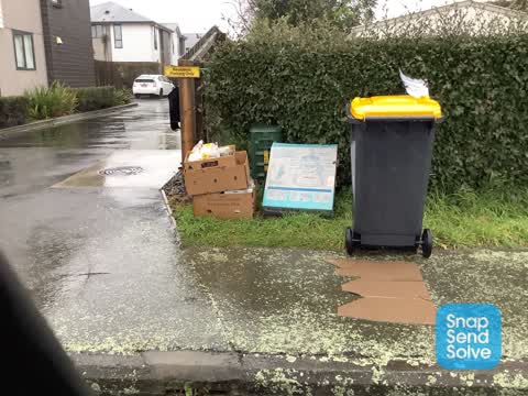 Rubbish/Recycling — a report photo