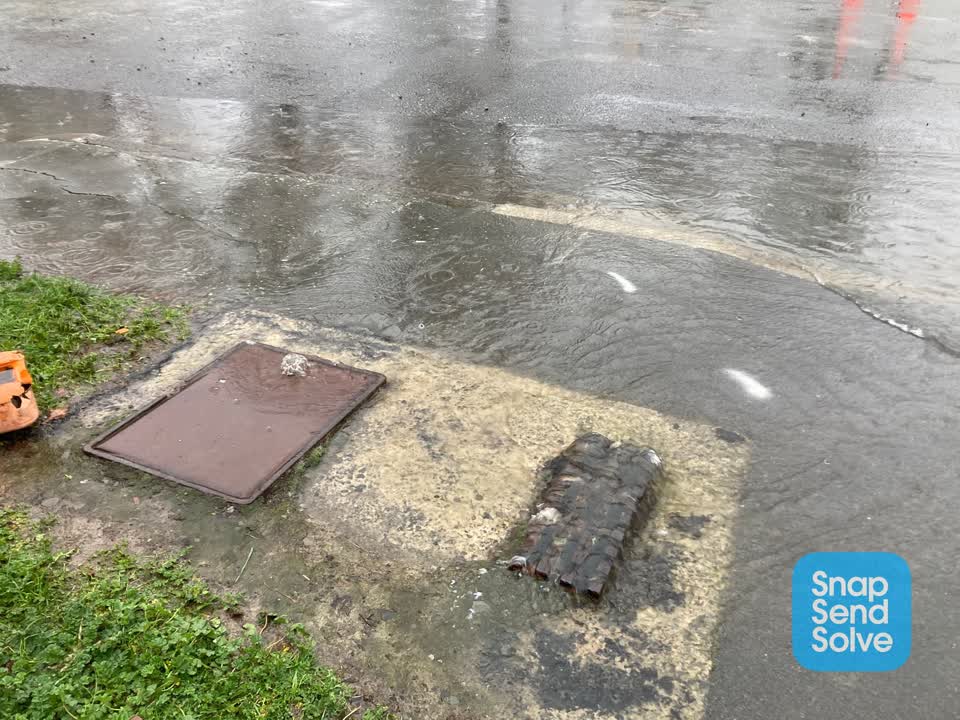 The photograph attached to this wastewater/stormwater report