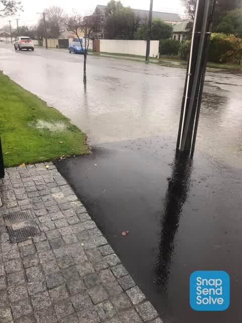 Flooding, a report photo