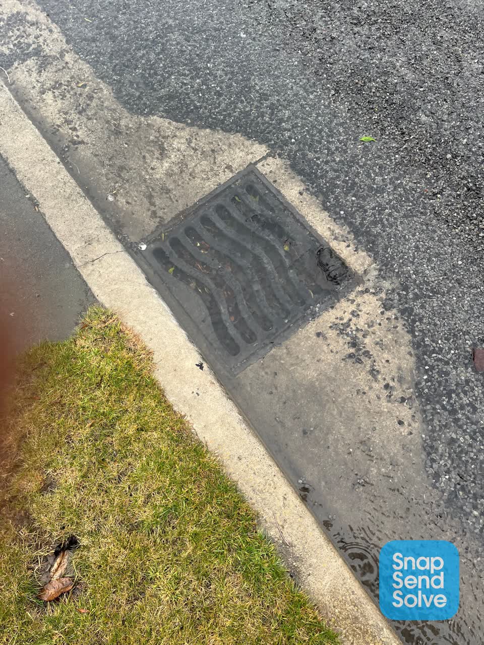 The photograph attached to this wastewater/stormwater report