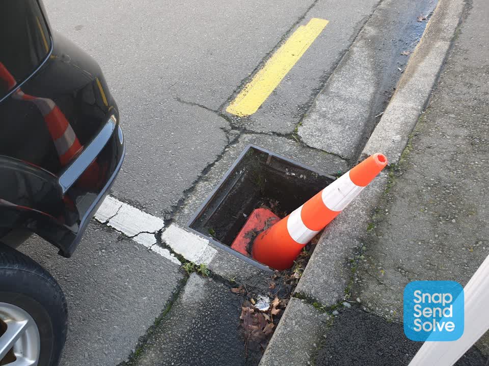 The photograph attached to this wastewater/stormwater report
