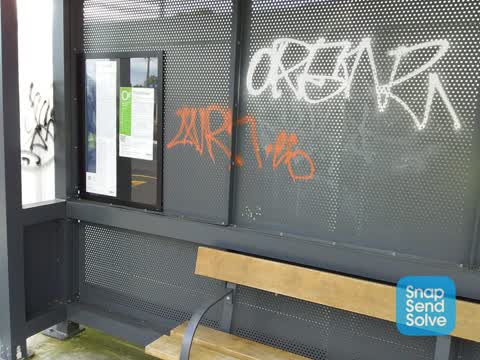 Graffiti, a report photo