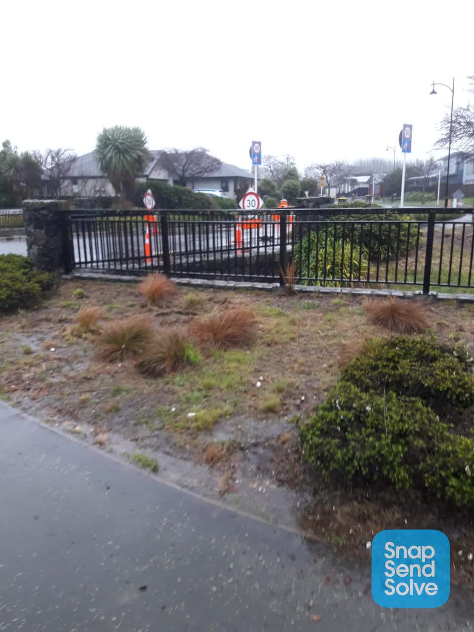 The photograph attached to this parks report