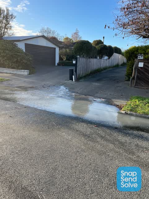 Water Leak, a report photo