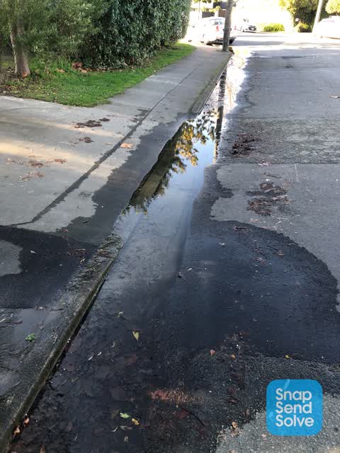 Water Leak, a report photo