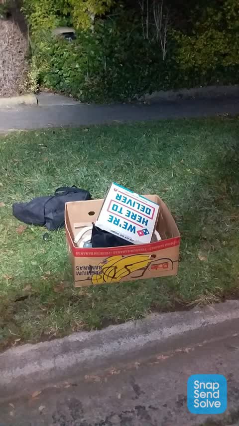 Rubbish/Recycling, a report photo