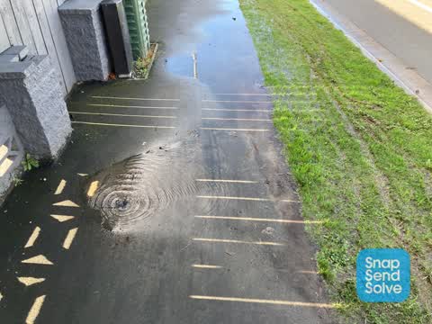 Water Leak, a report photo