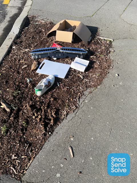 Rubbish/Recycling, a report photo