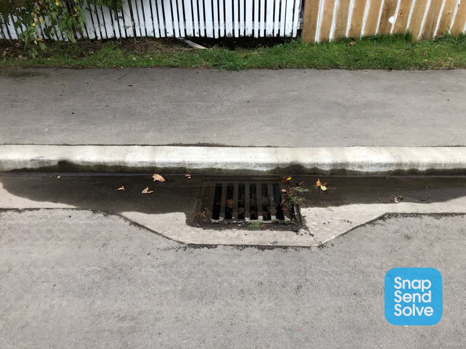 The photograph attached to this wastewater/stormwater report