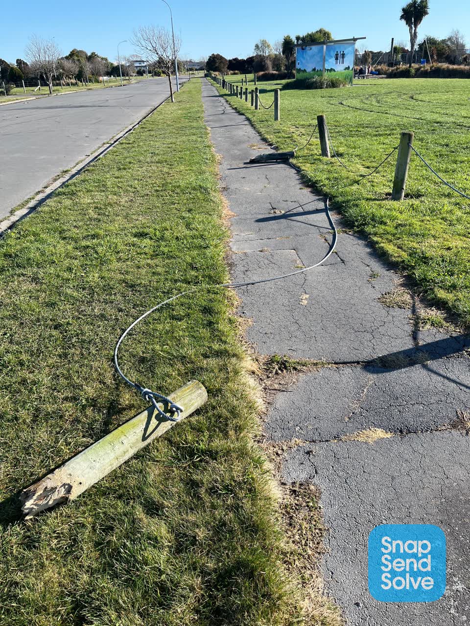 The photograph attached to this parks report