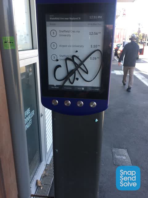 Graffiti, a report photo