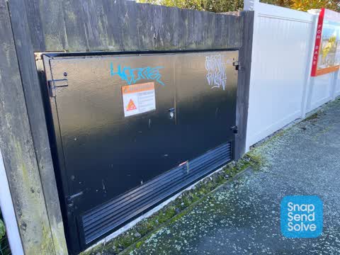 Graffiti, a report photo