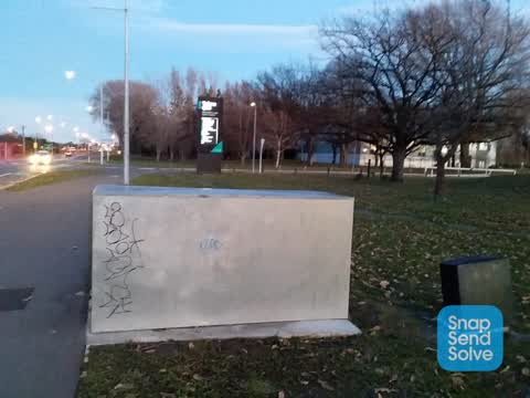 Graffiti, a report photo