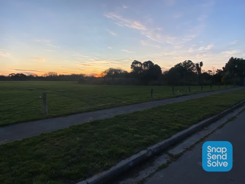 The photograph attached to this parks report