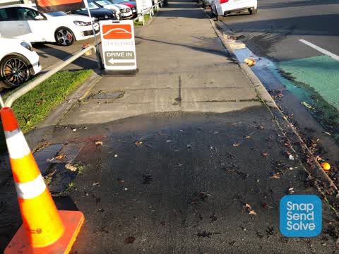 Water Leak, a report photo