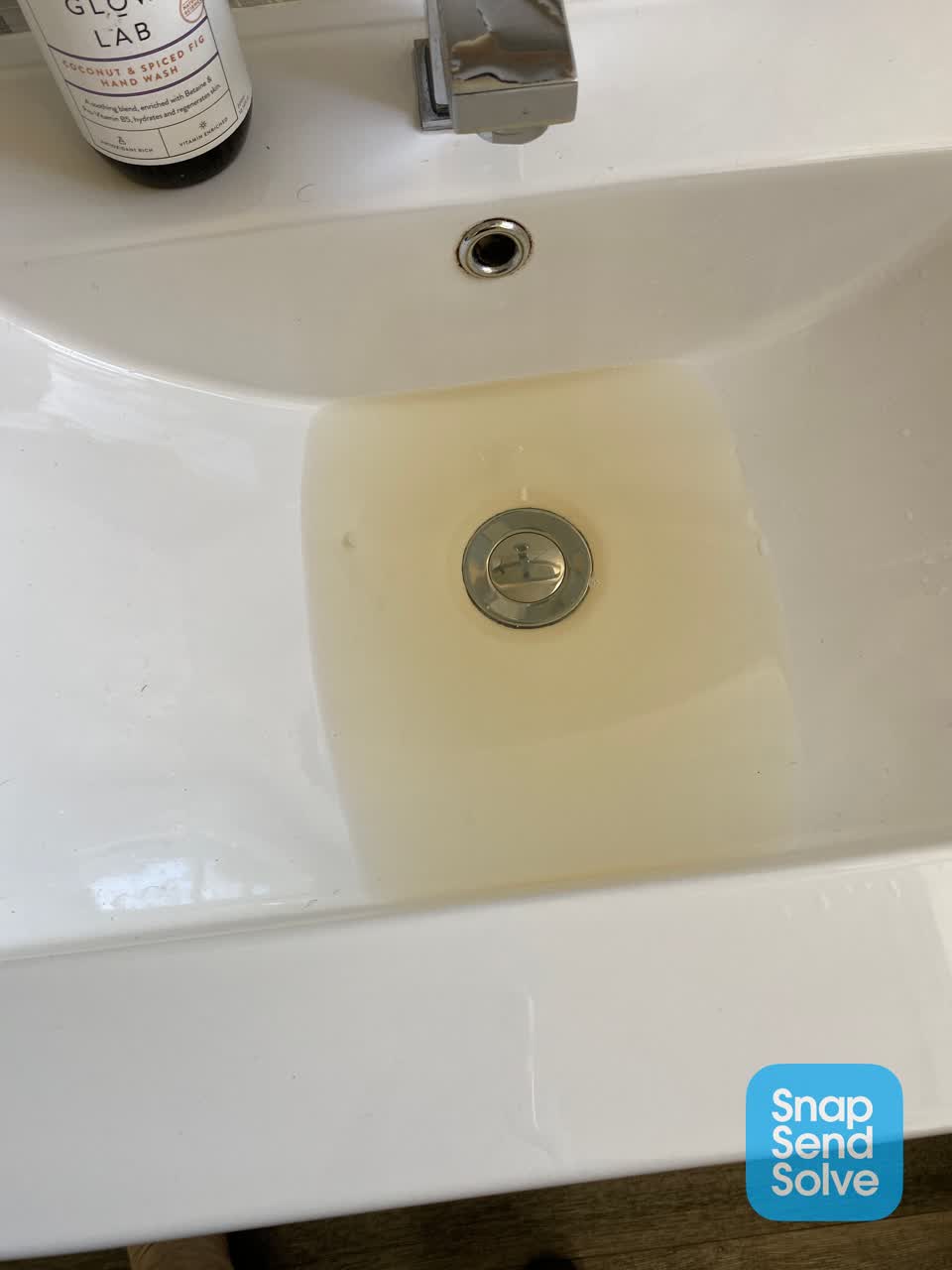 The photograph attached to this water supply report