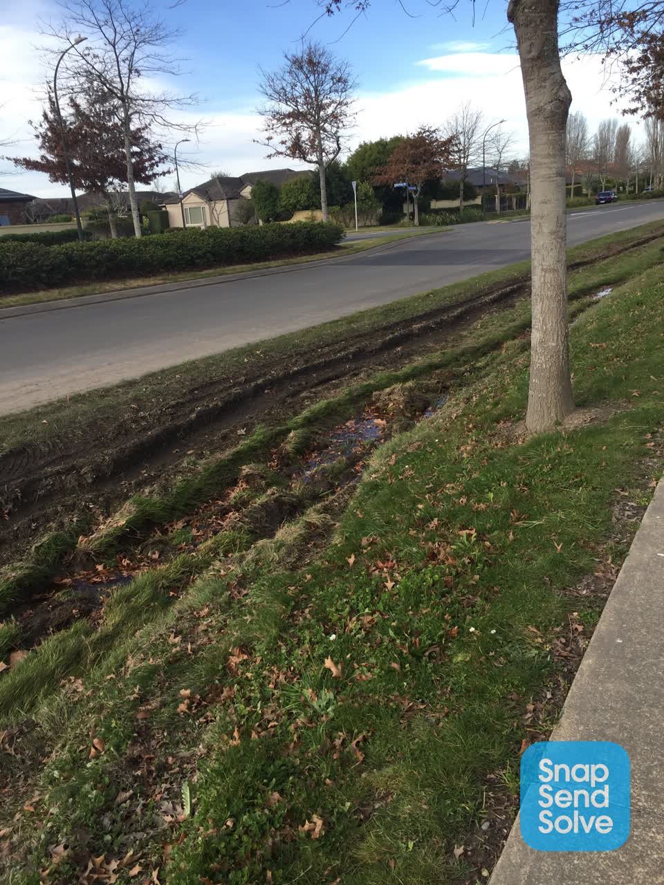 The photograph attached to this wastewater/stormwater report