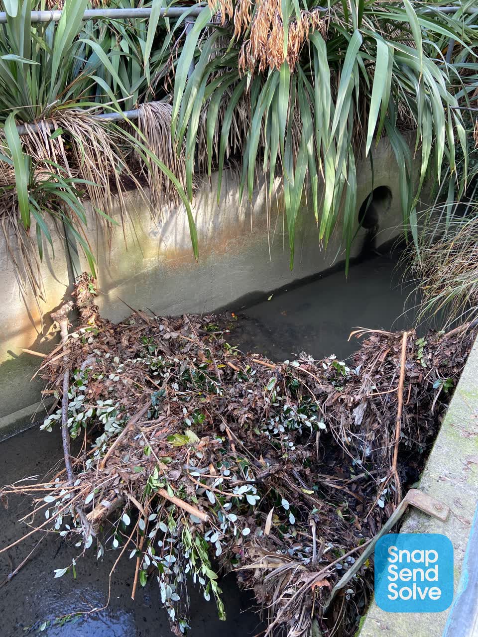 The photograph attached to this wastewater/stormwater report