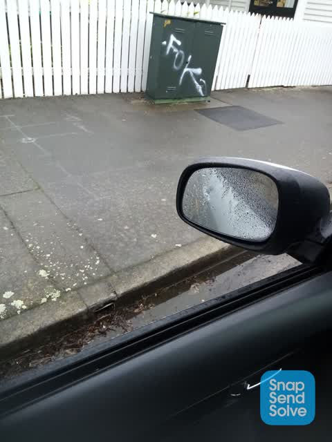 Graffiti, a report photo
