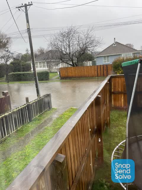 Flooding, a report photo