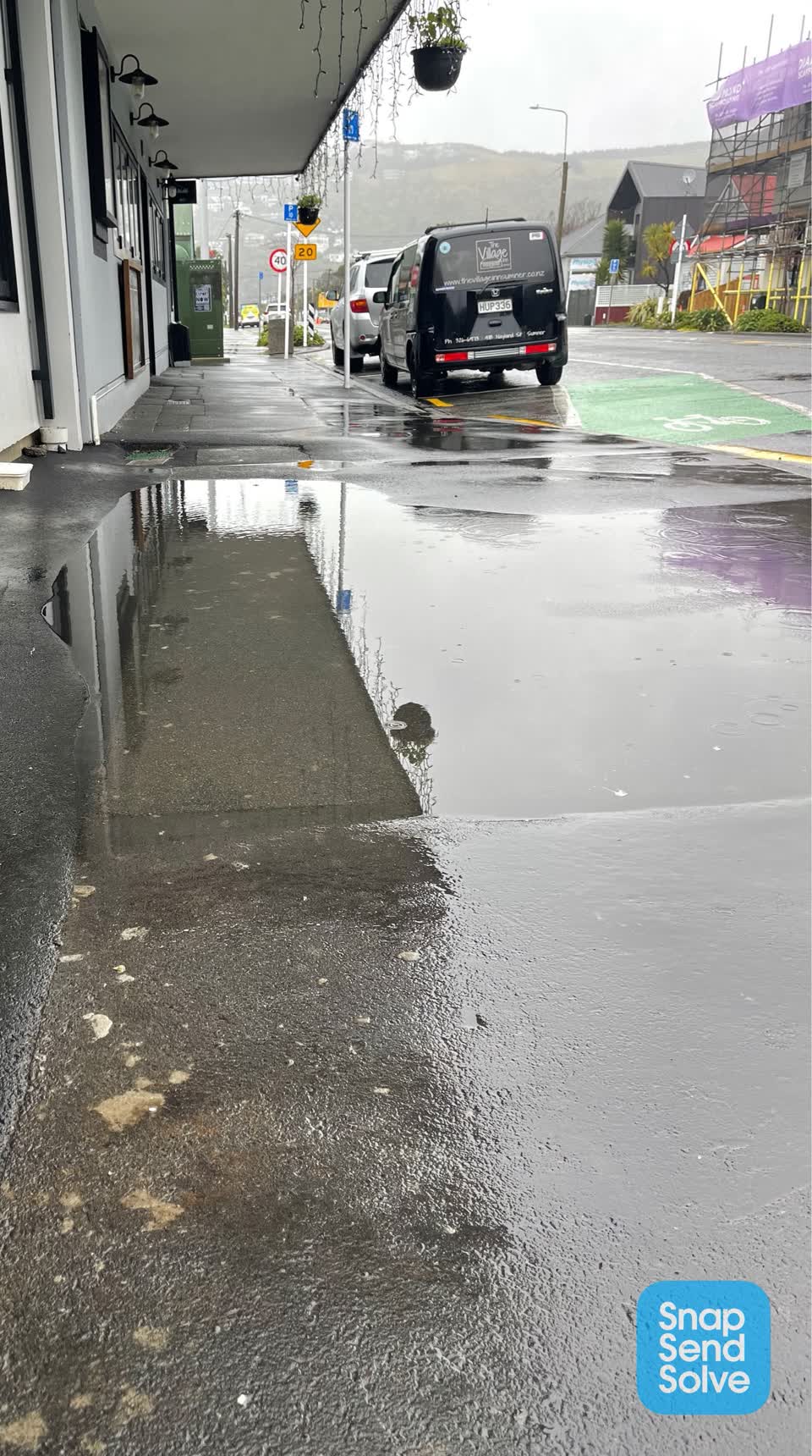 The photograph attached to this pavement - general report