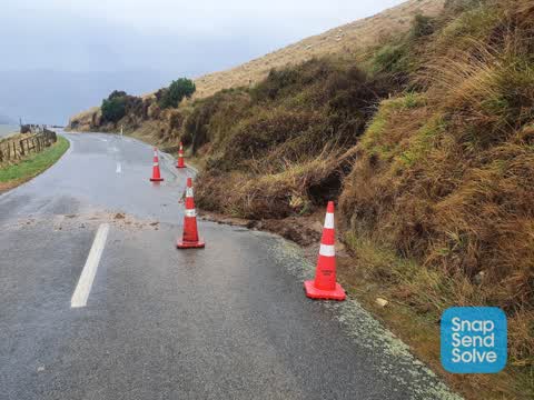 Road Blockage, a report photo