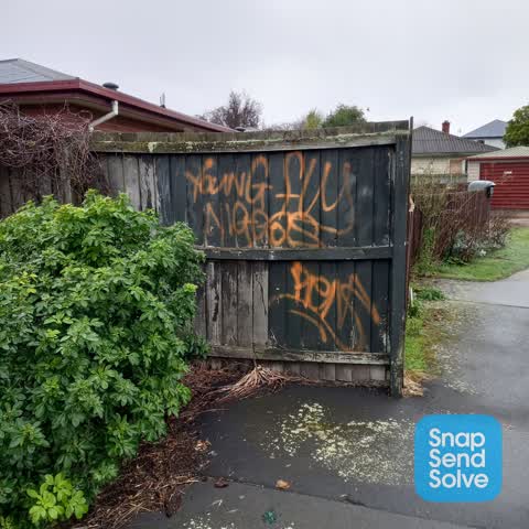 Graffiti, a report photo