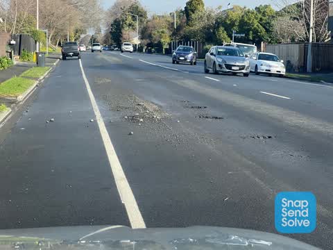 Damaged Road, a report photo