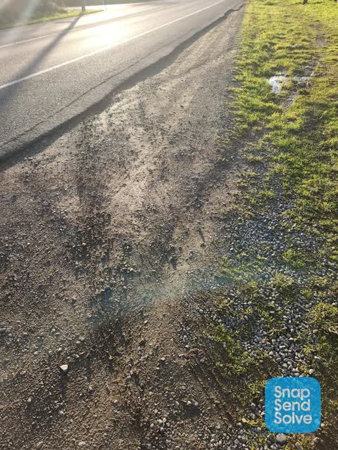 Damaged Road, a report photo