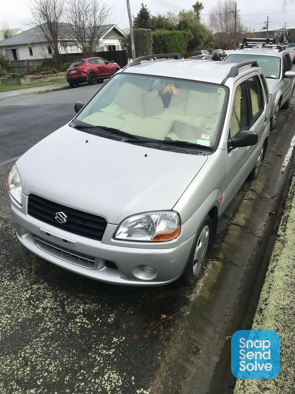 The photograph attached to this abandoned vehicle report