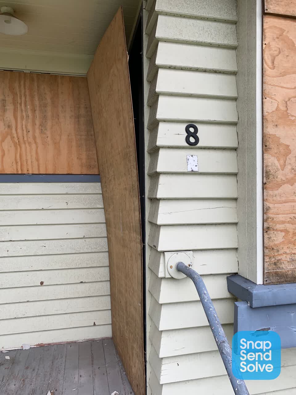 The photograph attached to this accessibility report