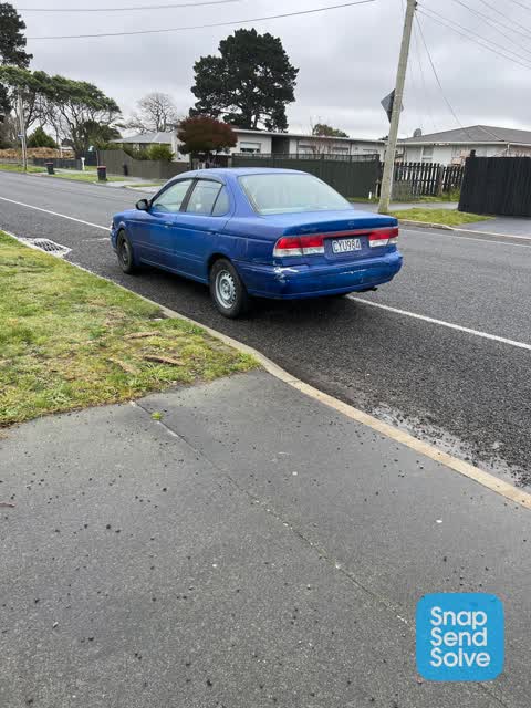 Hazard, vehicle, a report photo