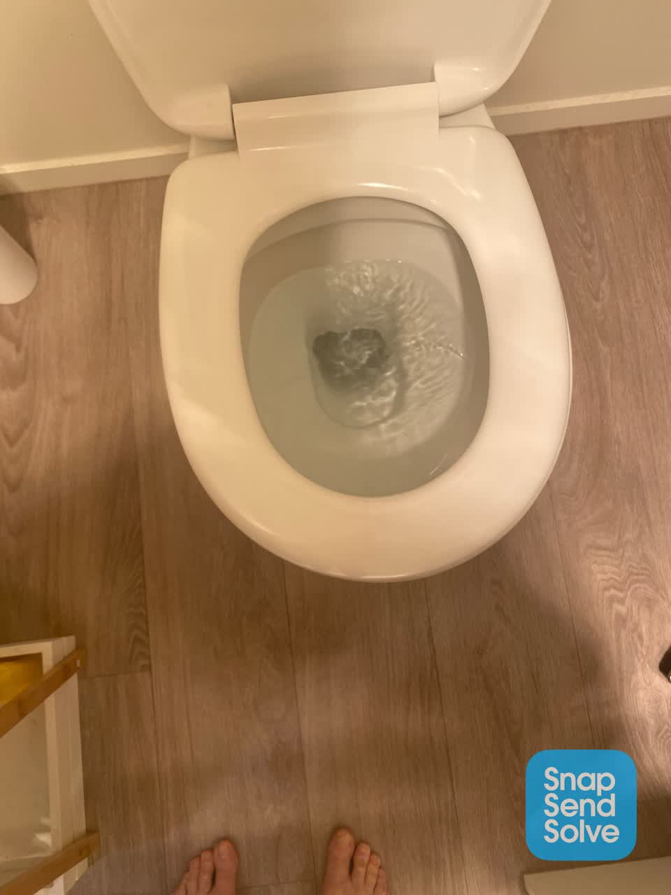 The photograph attached to this sewer - leak / blockage report