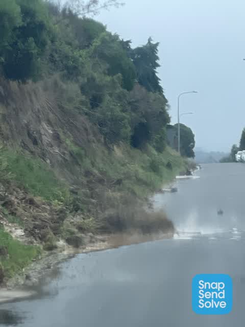 Road Blockage, a report photo