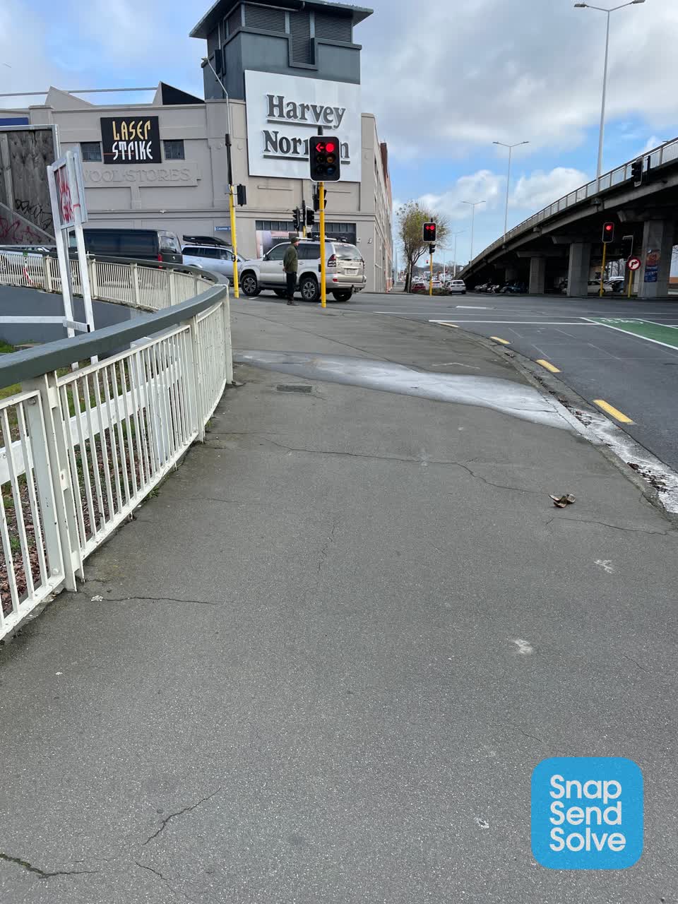 The photograph attached to this pavement - general report