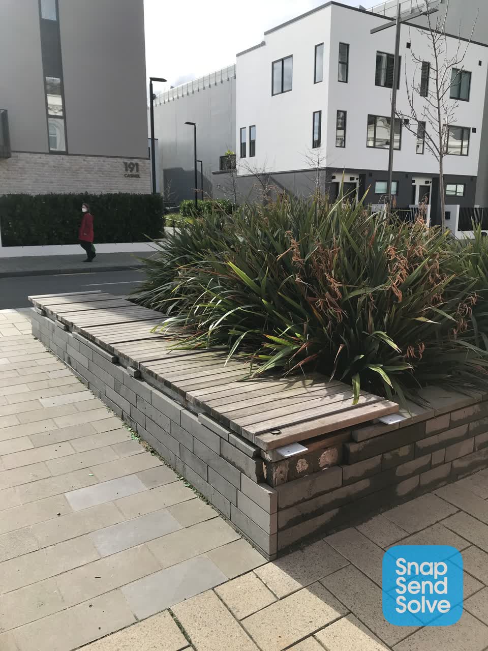 The photograph attached to this pavement - general report