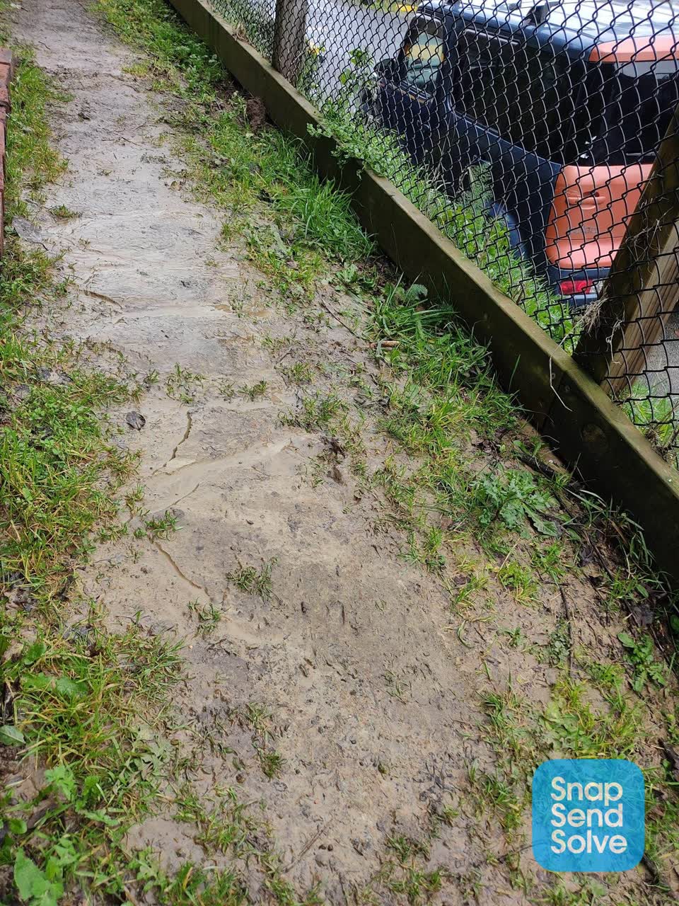 The photograph attached to this pavement - general report