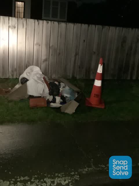 Dumped Rubbish, a report photo