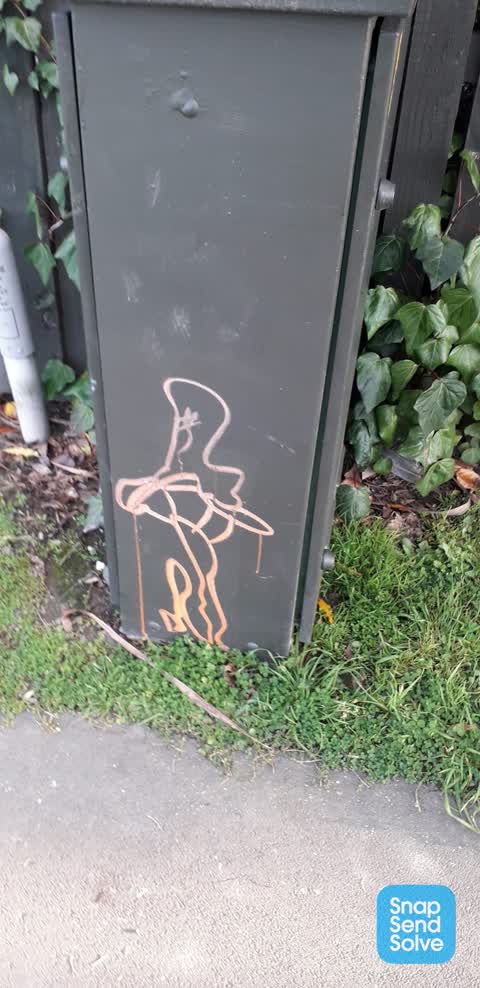 Graffiti, a report photo