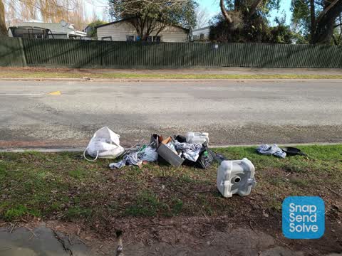 Dumped Rubbish, a report photo