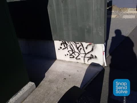 Graffiti, a report photo