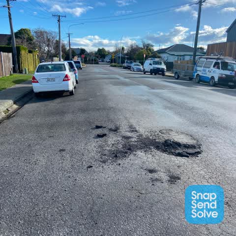 Damaged Road, a report photo
