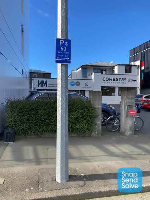 Poles and Signage - General, a report photo