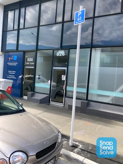 Poles and Signage - General, a report photo