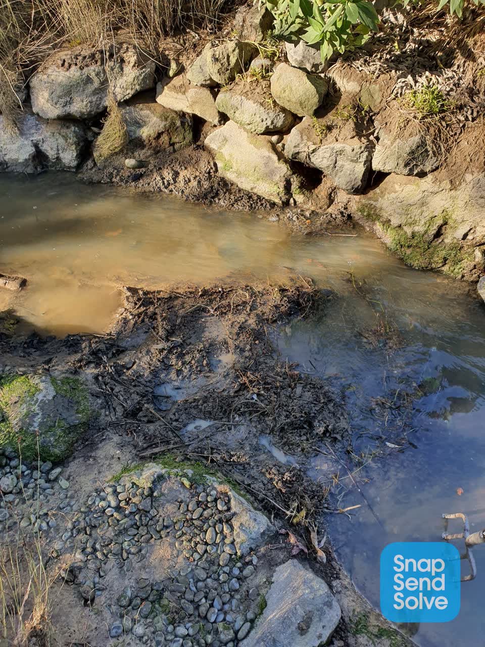 The photograph attached to this street gutters / storm water report