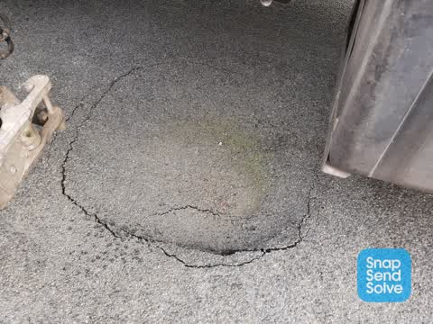 Damaged Road, a report photo