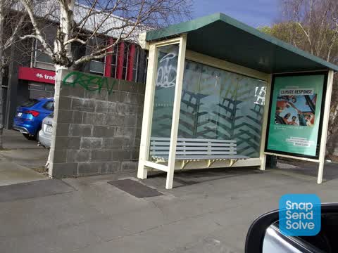 Graffiti, a report photo
