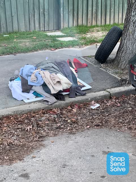 Dumped Rubbish, a report photo