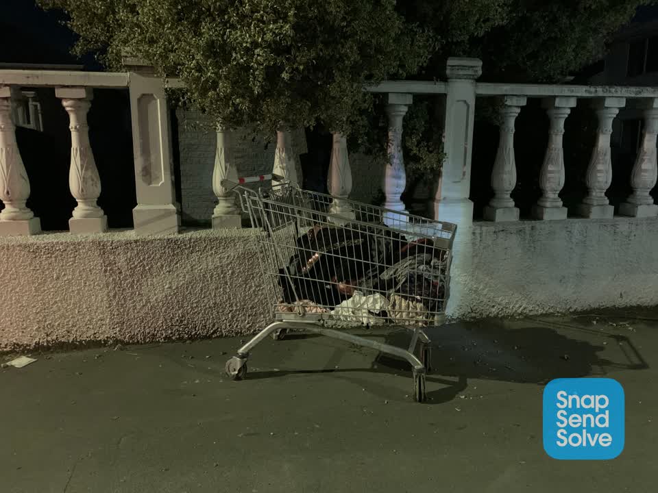 The photograph attached to this dumped rubbish report